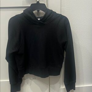 Lululemon Cropped Hoodie Black Sparkle